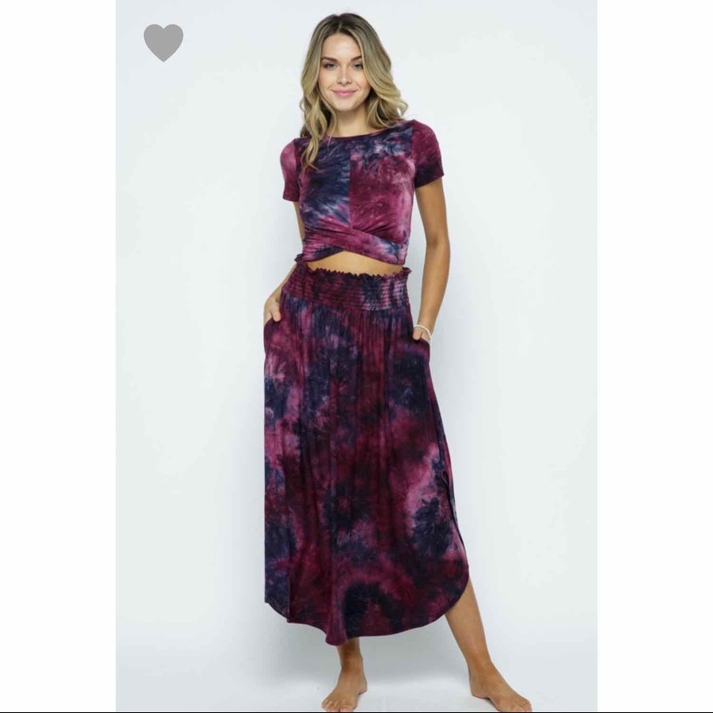Tina Marie Smocked MIDI Skirt - Picture 4 of 4